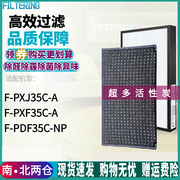 适配松下空气净化器，f-pxj35c-af-pxf35c-a过滤网，f-pdf35c-np滤芯