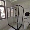 定制定制一字型淋浴隔断钢化玻璃浴室玻璃门干湿分离厕所推拉门淋