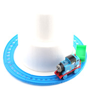电动托马斯火车蛋糕装饰火车头轨道，带车厢声光儿童生日玩具摆件