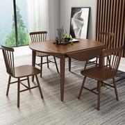 。方桌变圆桌全实木，折叠餐桌圆形小户型，家用正方形多功能伸缩饭桌