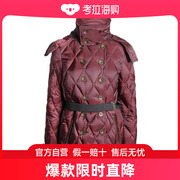 Burberry 巴宝莉 女士 双排扣修身连帽羽绒服 39335521