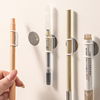 壁挂磁吸硅胶笔筒钢笔，马克笔笔架，可移动化妆刷牙刷多功能固定挂架