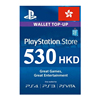 530HK$ PSN Card Code 索尼港服PSN充值卡(香港) PS4/PS5/PSV