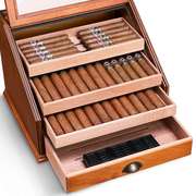 cigarloong茄龙雪茄盒大容量，保湿盒雪松木烟盒雪茄，柜雪茄保湿箱
