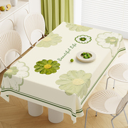 田园花卉桌布防水防油免洗桌垫隔热pvc餐桌，垫长方形茶几台布定制