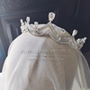 轻奢锆石镶嵌水钻新娘公主婚礼王冠韩式结婚纱配饰头饰品