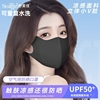 舒美佳冰感防晒口罩UPF50+护眼角面罩防紫外线夏季女高颜值可水洗
