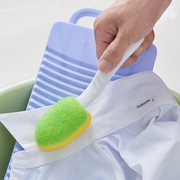 日本洗衣刷子家用洗衣服神器衣领袖口专用硬软毛刷长柄鞋刷清洁刷