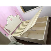 全实木欧式儿童床女孩组合套房，家具公主床粉色单双人床1.5米1.8米