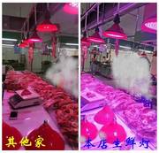 LED生鲜猪肉灯牛羊肉鸡肉市场偏蓝白心红光灯大瓦超亮加红