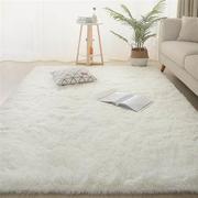 白色长毛毛绒沙发地毯客厅家用茶几垫子房间坐垫地垫卧室床边毛毯