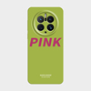 pink简约英文ins风适用华为mate60pro手机壳女mate50菲林壳小米13红米，k60创意个性oppovivo苹果15全包