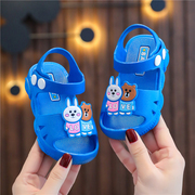 宝宝凉鞋1-2-3岁夏季男女童包头软底防滑小公主，可爱卡通学步凉鞋