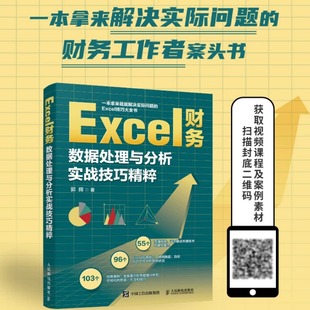 Excel财务数据处理与分析实战技巧精粹 excel教程数据处理分析函数excel公式大全excel表格制作 零基础学电脑办公软件从入门到精通