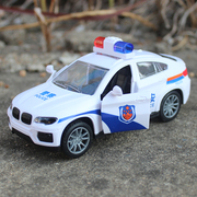 儿童警车玩具模型仿真小汽车，车模男孩摩托，救护车警察车110玩具车