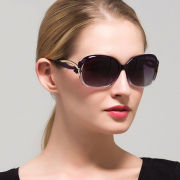 帕尼曼偏光太阳眼镜女ins墨镜，大框圆脸显瘦同款蝴蝶结防紫外线开