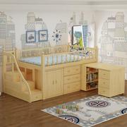 小功户儿童床半高床带书桌910456衣柜多床能组合床型高架上床下桌