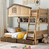联邦家具全实木儿童高低床两层子母床母子上下铺床双层多功能
