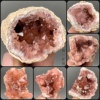 阿根廷粉晶洞天然粉色，水晶晶簇矿物晶体，原石矿石矿标观赏礼物