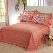欧式圆角纯棉活性加厚单件床，单条被单双人，四季通用全棉枕套三件套