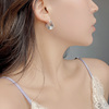欧美皱褶s925纯银耳环波西米亚，裙摆耳饰个性小众高级感夸张百搭