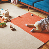 日本进口toli东理家居儿童房主卧全铺拼接地毯日式宠物方块地垫