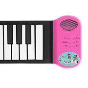 电子简易手卷钢琴88键盘，加厚学生女折叠移动便携式初学者儿童49儿