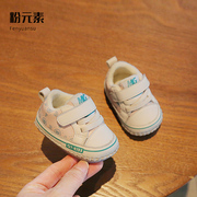 婴儿鞋子冬季加绒0-6-12月婴幼儿软底学步鞋女一岁宝宝棉鞋冬款男