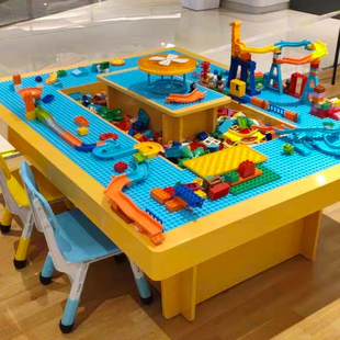 儿童多功能木制积木桌子玩具，台大号商用太空玩具，沙桌游戏桌大尺寸