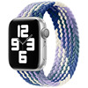 适用苹果手表，applewatch时尚金属头尼龙，编织单圈腕带iwatch8表带