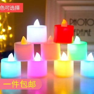 led电子蜡烛灯浪漫求婚创意布置用品生日，惊喜心形场景道具装饰