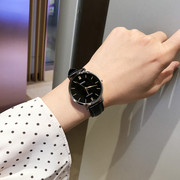 卡西欧手表女香港女士手表，皮带防水日韩腕表简约气质时尚女表