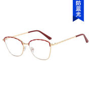 英国cherrykoko文艺复古眼镜框，波浪平光镜时尚清新原宿大框眼