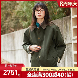 barbour两面穿osreversibletransport男女无蜡夹克外套mca0963