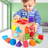 宝宝积木玩具0-1-2岁3婴，儿童男孩女孩益智力，动脑木头拼装幼儿早教