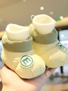 日本冬季婴儿棉鞋软底男女，宝宝鞋袜保暖加厚加绒鞋子0-1岁12月