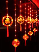 小灯笼串灯连串彩灯闪灯过年节日，气氛装饰灯，中国结春节中国风