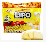 越南进口 LIPO白巧克力面包干300g 1*16包/箱批12
