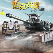 贝冠遥控坦克大型充电对战坦克遥控车汽车坦克模型玩具