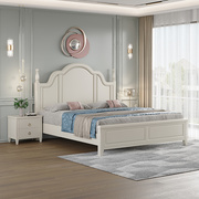 欧式床双人床1.8米主卧约美式床1.5米白色婚床全实木