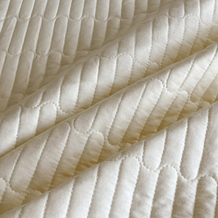 全棉夹棉绗缝床笠床垫保护套纯棉可机洗单床罩纯色席梦思防滑床套