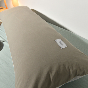 双人长枕头套长款全棉长枕套1.5米枕头套1.2米枕头套加长枕套1.8m