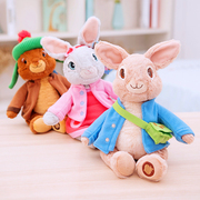 新比得兔毛绒儿童玩具彼得兔，公仔莉莉本杰明兔子，可爱玩偶环保柔软