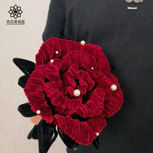 扭扭棒巨型玫瑰花束手工diy材料包全套七夕情人节送女友仿真花朵