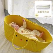 婴儿提篮外出便携式婴儿汽车睡篮婴儿篮子手提篮外出宝宝安全睡床
