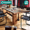 实木会议桌大桌子原木大板桌长条桌创意工作台2米长桌办公桌茶桌