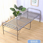 折叠床单人床床软床钢丝床双丝弹簧铁床家用床简易单人午休床加固