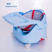 宝宝餐车餐椅婴儿吃饭学坐椅带轮子多功能便携溜溜车防摔儿童座椅