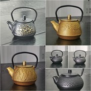 玄铁堂铁壶日式铸铁壶，生铁茶壶茶具烧水壶，手工迷你小铁壶掌中宝