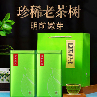茶叶信阳毛尖2024新茶特级嫩芽雪芽绿茶散装春茶250g原产